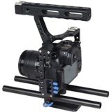 PULUZ Camera Cage Handle Stabilizer for Sony A7 & A7S & A7R & A7R II & A7S II  Panasonic Lumix DMC-GH4(Blue)