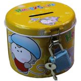 4 PCS Tin Piggy Bank Kindergarten Gifts for Kids  Random Color Delivery