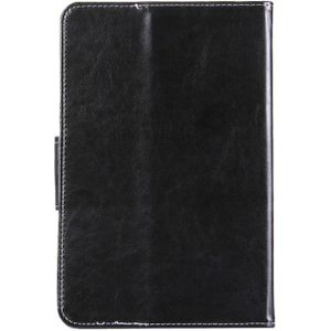 10 inch Tablets Leather Case Crazy Horse Texture Protective Case Shell with Holder for Asus ZenPad 10 Z300C  Huawei MediaPad M2 10.0-A01W  Cube IWORK10(Black)
