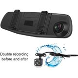 VS6 Car 4.3-inch Dual-lens HD Night Vision Driving Recorder Support Parking Monitoring / Motion Detection