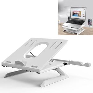 Multifunctional Folding Notebook Stand Monitor Increase Rack  Colour: Tripod (White)