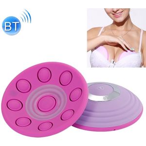 Bluetooth  Breast Massager with Anti-sagging And Remote Control  Style:APP Models(Purple)