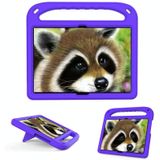 For Lenovo M10 FHD REL TB-X605FC / TB-X605LC Handle Portable EVA Shockproof Anti Falling Protective Case with Triangle Holder(Purple)
