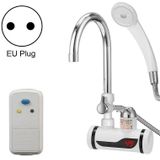 Kitchen Instant Electric Hot Water Faucet Hot & Cold Water Heater EU Plug Specification: With Shower Side Water Inlet