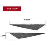 2 PCS / Set Carbon Fiber Car Lamp Eyebrow Decorative Sticker for BMW X1/E84 2009-2014  Drop Glue Version