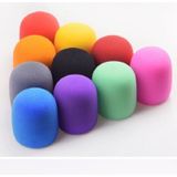 10 PCS Universal Sponge Microphone Set Handheld Wireless Microphone Windshield  Random Color Delivery