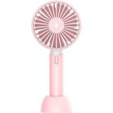 Desktop Portable Handheld Mini Silent Fan  Colour: X1 Pink