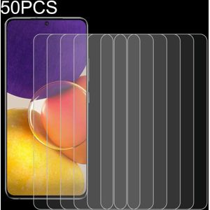 50 stks 0.26mm 9H 2.5D gehard glasfilm voor Samsung Galaxy A82