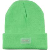 Unisex Warm Winter Polyacrylonitrile Knit Hat Adult Head Cap with 5 LED Light (Green)