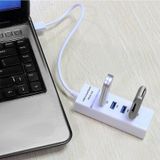 4 Ports USB 3.0 Hub Splitter with LED  Super Speed 5Gbps  BYL-P104(White)