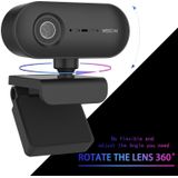 C7 1080PHD Autofocus 360-Degrees Rotation Lens Live Broadcast USB Driver-free WebCamera with Mic