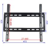 KT2267 26-55 inch Universal Adjustable Vertical Angle LCD TV Wall Mount Bracket with Drawstring