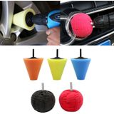 5 in 1 3 inch Car Polishing Disc Set Wheel Rim Polishing Waxing Sponge