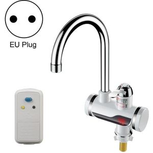 Kitchen Instant Electric Hot Water Faucet Hot & Cold Water Heater EU Plug Specification: Digital Leakage Protection Lower Water Inlet