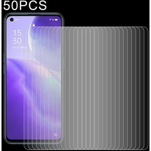 For OPPO Find X3 Lite 50 PCS 0.26mm 9H 2.5D Tempered Glass Film