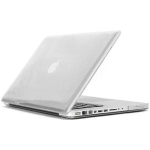 ENKAY for MacBook Pro 13.3 inch (US Version) / A1278 4 in 1 Crystal Hard Shell Plastic Protective Case with Screen Protector & Keyboard Guard & Anti-dust Plugs(White)