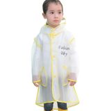 Carton Children Raincoat With Schoolbag Seat Poncho  Size: S(Yellow Dinosaur )