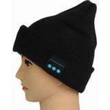Unisex Warm Winter Polyacrylonitrile Knit Hat Adult Head Cap with LED and Bluetooth (Black)