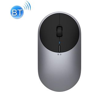 Original Xiaomi Portable Mouse 2 Optical Wireless Bluetooth 4.2 RF 2.4GHz 4000DPI Adjustable Dual Mode Mouse (Grey)