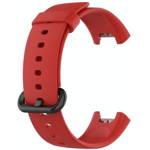 For Xiaomi Watch Mi Watch Lite / Redmi Watch Silicone Sports Wristband(red)