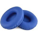 2 PCS For Beats Solo HD / Solo 1.0 Headphone Protective Leather Cover Sponge Earmuffs (Blue)