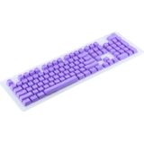 104 Keys Double Shot PBT Backlit Keycaps for Mechanical Keyboard (Purple)