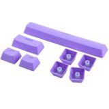 104 Keys Double Shot PBT Backlit Keycaps for Mechanical Keyboard (Purple)