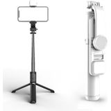 Q02S Fill Light Bluetooth Selfie Stick Tripod Mobile Phone Holder(White)