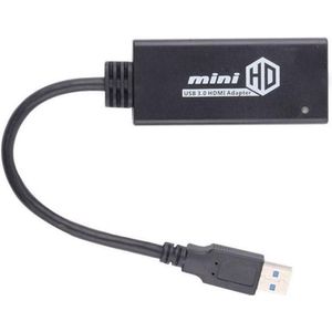 USB 3.0 to HDMI HD Converter Cable Adapter with Audio  Cable Length: 20cm