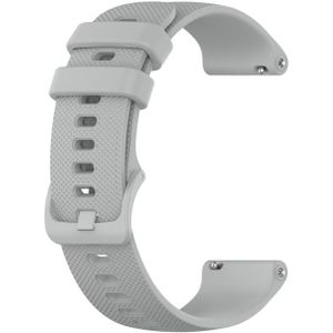 Voor Garmin Forerunner 645 Small Lattice Silicone Sports Strap (Gray)