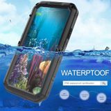 Waterproof Dustproof Shockproof Zinc Alloy + Silicone Case for iPhone XR (Black)