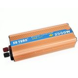 XUYUAN 2000W Inverter with USB Positive And Negative Reverse Connection Protection  Specification: Gold 12V to 110V