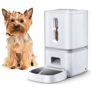 7L Smart Pet Feeder Timed Quantitative Large Window Cat And Dog Food Dispenser  Plug Type: EU Plug