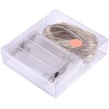 10m IP65 Waterproof Pink Light Silver Wire String Light  100 LEDs SMD 0603 3 x AA Batteries Box Fairy Lamp Decorative Light  DC 5V