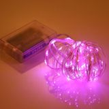 10m IP65 Waterproof Pink Light Silver Wire String Light  100 LEDs SMD 0603 3 x AA Batteries Box Fairy Lamp Decorative Light  DC 5V