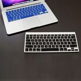 ENKAY for MacBook Pro 13.3 inch & 15.4 inch & 17.3 inch (US Version) / A1278 / A1286 Silicone Soft Keyboard Protector Cover Skin(Black)