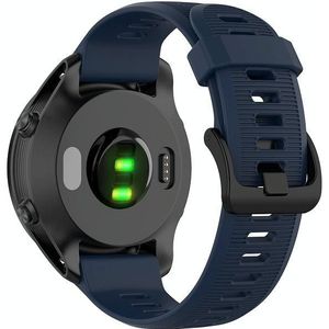 For Garmin Forerunner 945 Silicone Strap(Midnight Blue)