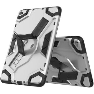 For iPad mini (2019) / mini 5 Escort Series TPU + PC Shockproof Protective Case with Holder(Silver)