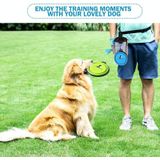 Dog Training Bag Outing Food Snacks Garbage Bag Dog Outing Training Waist Bag Pet Training Bag  Specification:Waist Bag+Folding Bowl