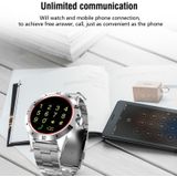 N6 Smart Watch 1.3 inch TFT Screen MTK2502C Bluetooth4.0  Stainless Steel Watch Strap  Support Heart Rate Monitor & Pedometer & Sleep Monitor & Sedentary Reminder(Silver)