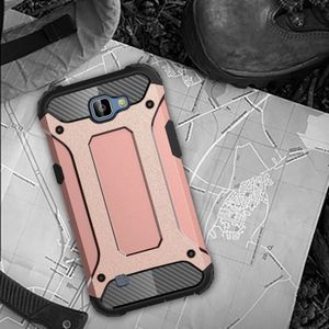 For LG K4 Tough Armor TPU + PC Combination Case(Rose Gold)