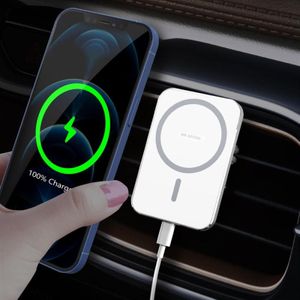 WK WP-U96 Flash Series Magsafe Car Air Outlet Vent Mount Clamp Holder 15W Fast Charging Qi Magnetic Wireless Charger For iPhone 12 Series