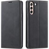 For Samsung Galaxy S21 5G Forwenw Dream Series Oil Edge Strong Magnetism Horizontal Flip Leather Case with Holder & Card Slots & Wallet & Photo Frame(Black)
