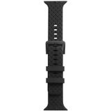 Gevlochten textuur Silicone Watch Band voor Apple Watch Series 7 45mm / 6 & SE & 5 & 4 44mm / 3 & 2 & 1 42 mm