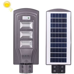 60W IP65 Waterproof Radar Sensor + Light Control Solar Power Street Light  120 LEDs Energy Saving Outdoor Lamp with 6V / 20W Solar Panel