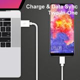 YSY-6087PD 20W PD3.0 + QC3.0 Dual Fast Charge Travel Charger with USB to Type-C Data Cable  Plug Size:EU Plug