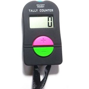 Large-Screen Electronic Digital Display Counter Manual Counter with Lanyard(Can Add or Subtract)