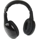 MH2001 Hi-Fi 5 in 1 Receiver + Emitter Wireless Headphone(Black)