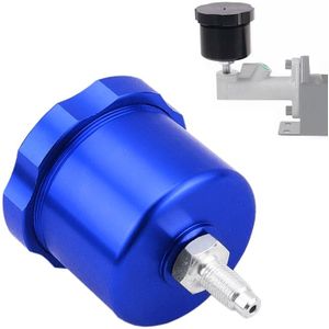 XH-BK017 Car Racing Drift Modified Aluminum Alloy CNC Competitive Hydraulic Handbrake Oil Tank Pot (Blue)