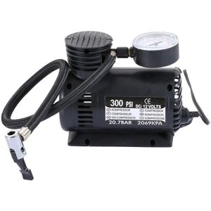 Portable Mini Auto Electric Air Compressor of Car Inflator with 3 Pneumatic Nozzle (300 PSI / DC 12V)